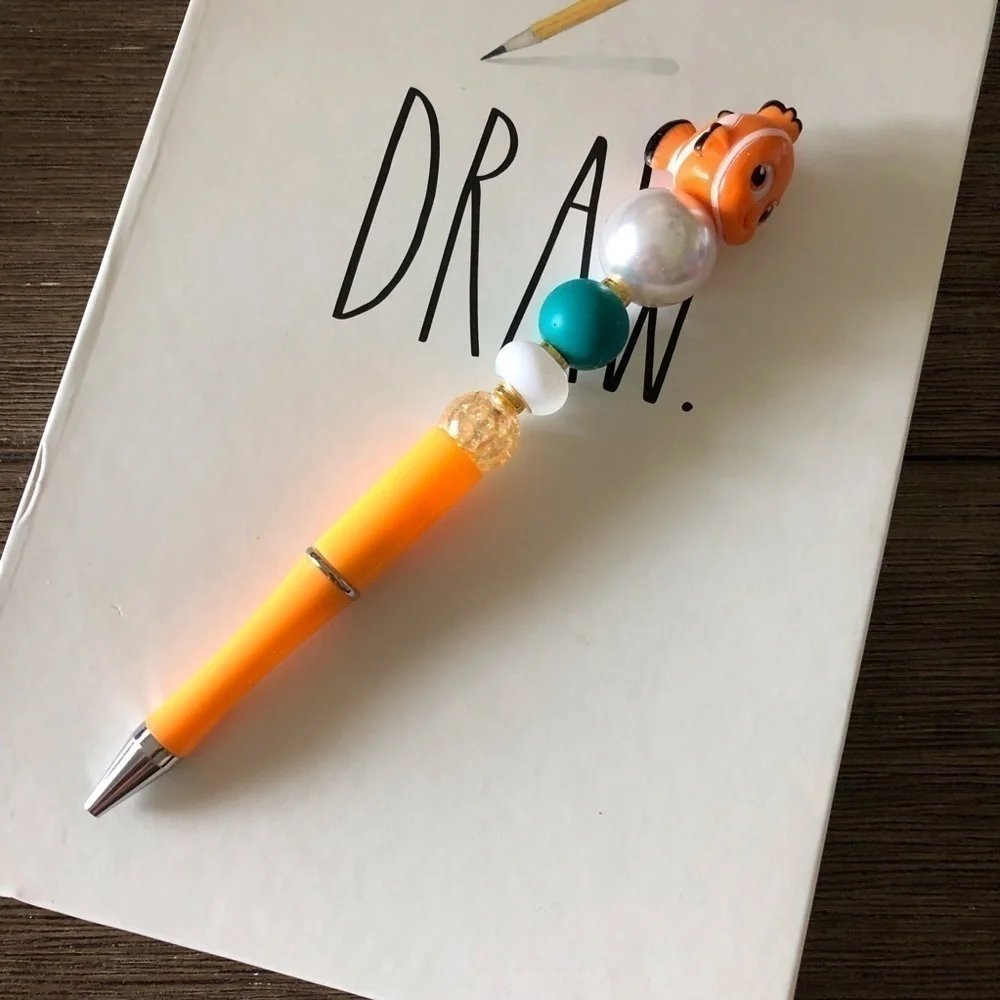 Disney Doorables: Finding Nemo: Nemo handmade beaded pen